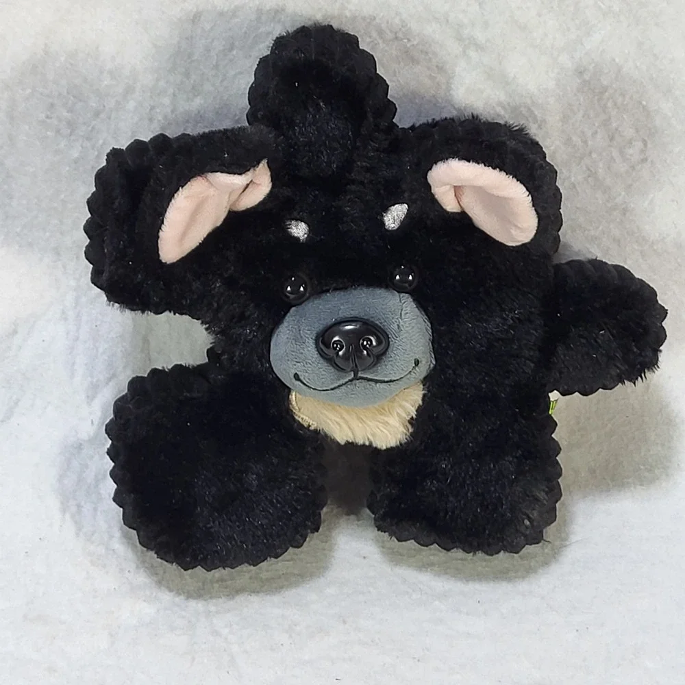Pluzzles Yoonique Black Bear Plush Interlocking Puzzle Stuffed Animal 8